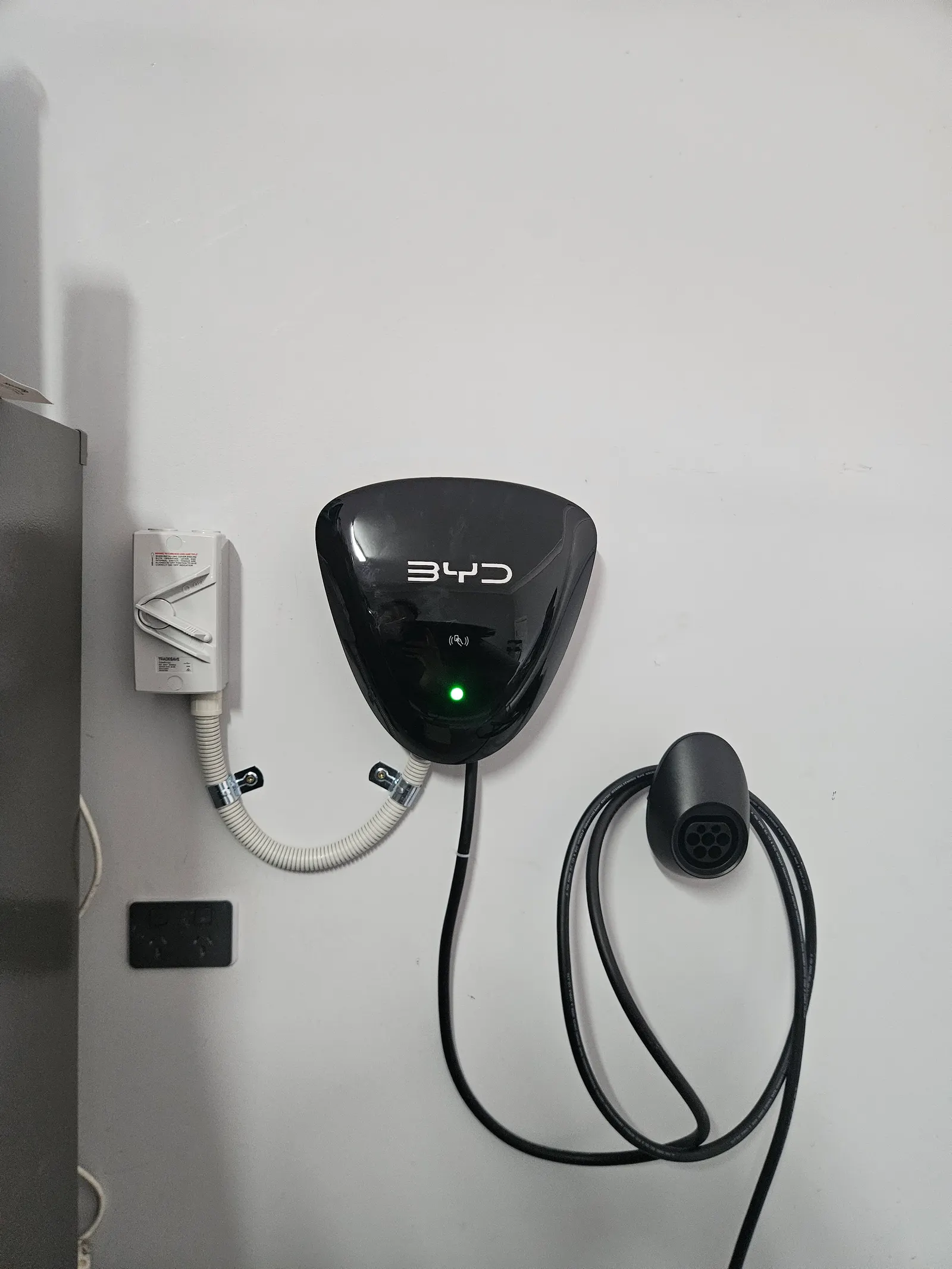 BYD EV charger: EV charger installation in Melbourne by AZ Electrical, Melbourne