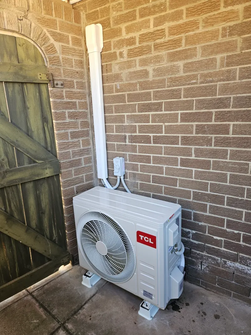Outdoor Unit: split system air conditioning in Melbourne by AZ Electrical, Melbourne